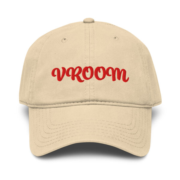vroom cap – bold automotive baseball hat for car lovers & drivers