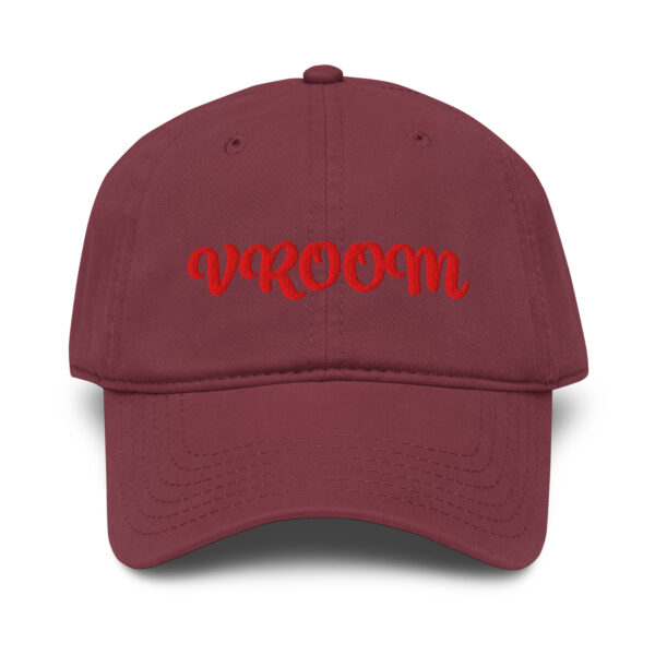 vroom cap – bold automotive baseball hat for car lovers & drivers